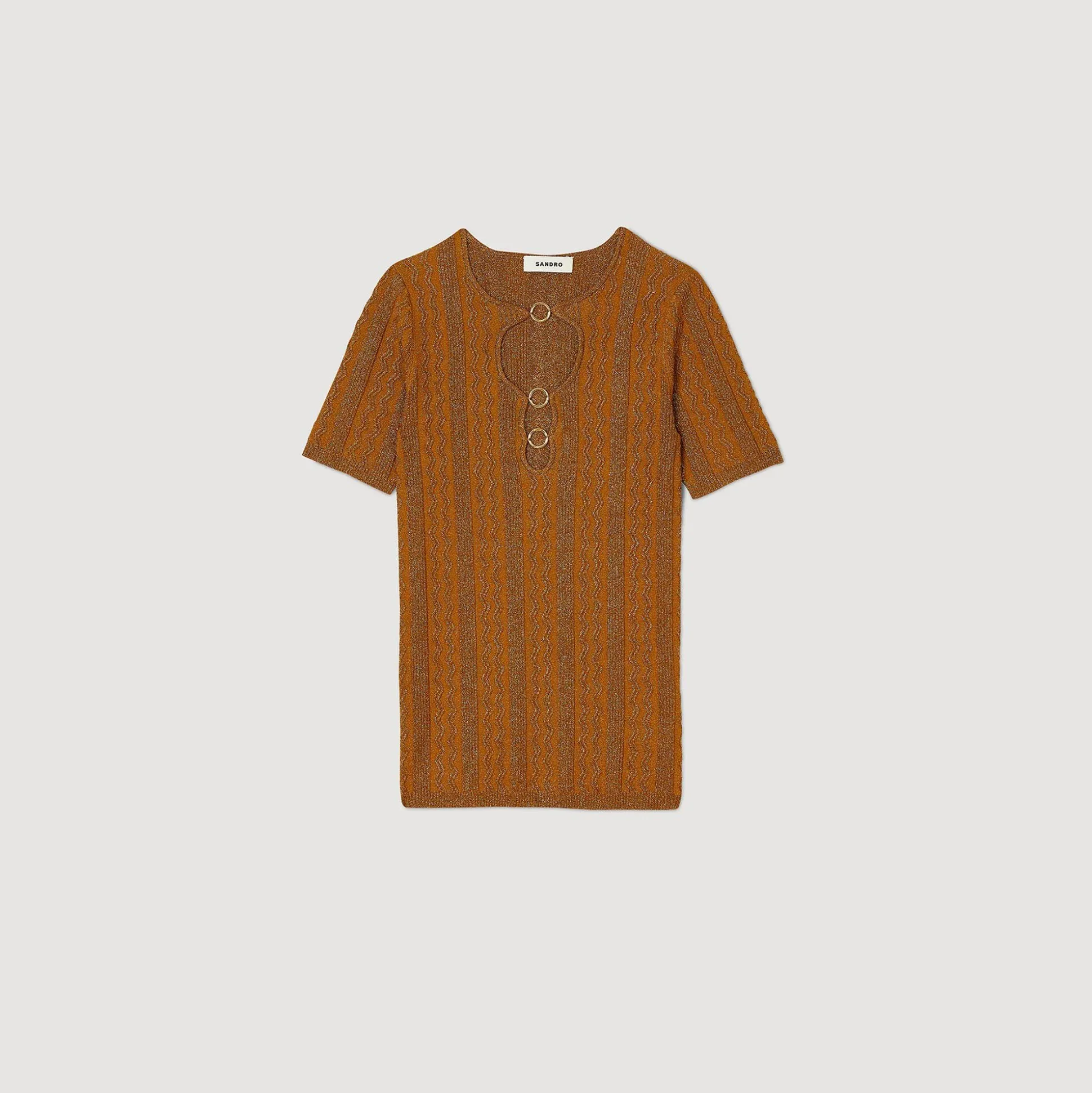 Top En Maille Scintillante