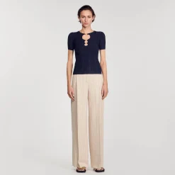 Top En Maille Scintillante