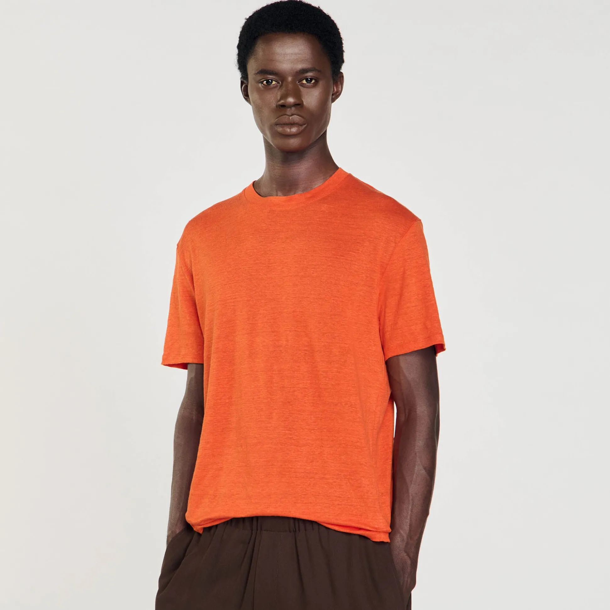 T-shirt En Lin Certifié