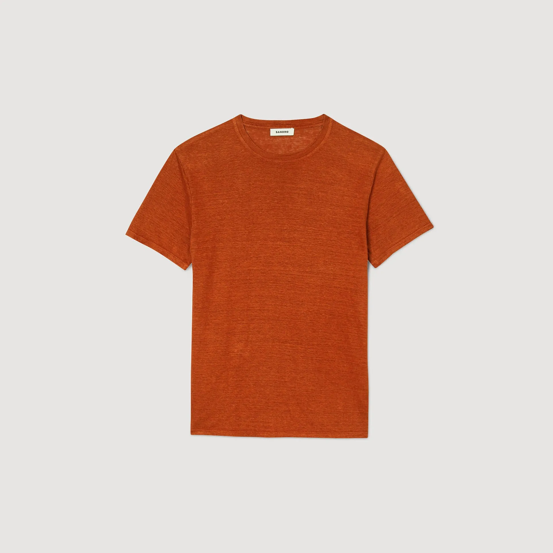 T-shirt En Lin Certifié
