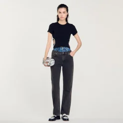 T-shirt Orné De Strass