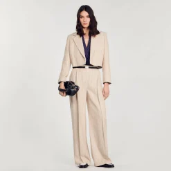Veste Courte à Rayures