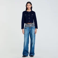 Veste Courte En Laine