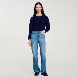 Veste Courte En Maille