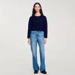 Veste Courte En Maille