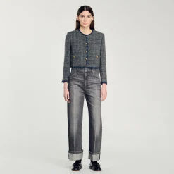 Veste Courte En Tweed