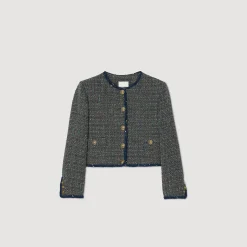 Veste Courte En Tweed