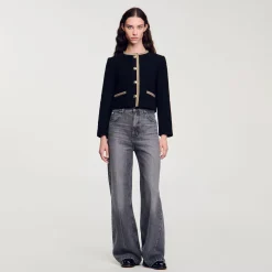 Veste Courte En Tweed