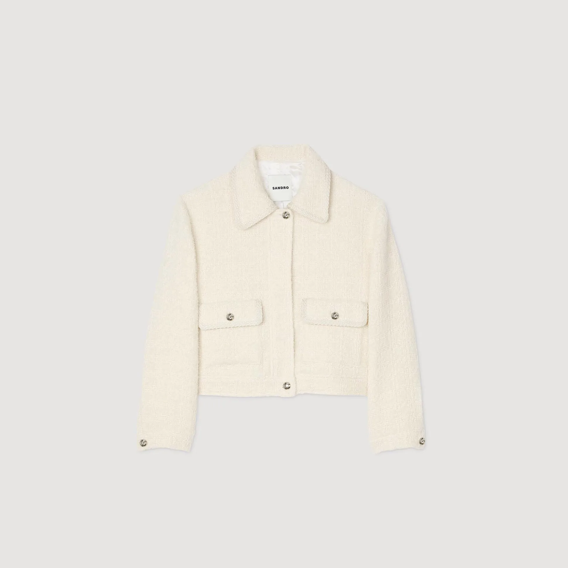 Veste Courte En Tweed
