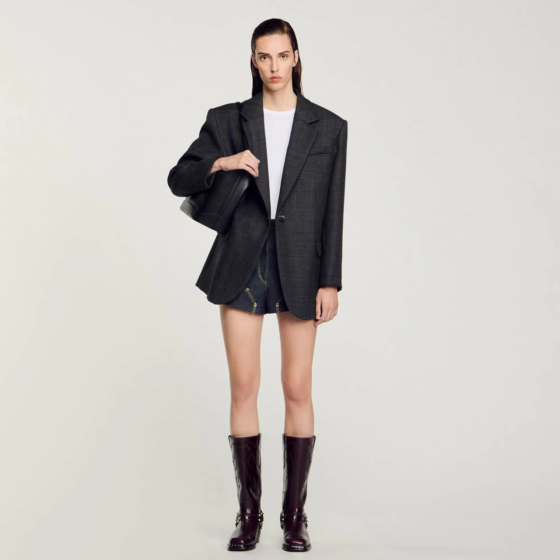 Veste De Costume à Carreaux