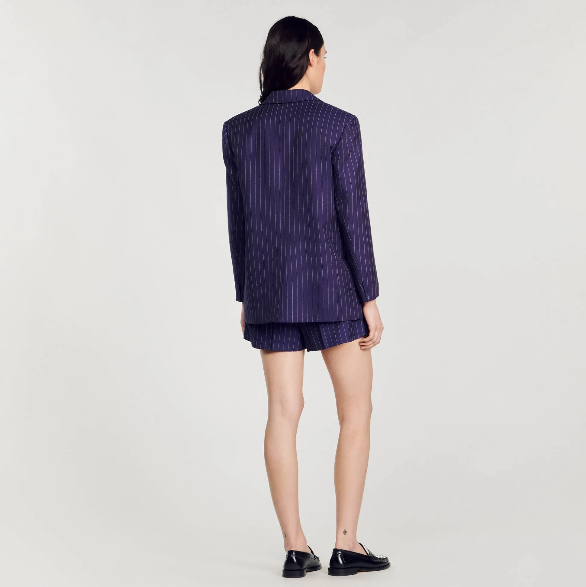 Veste De Costume à Rayures