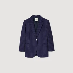 Veste De Costume à Rayures