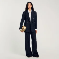 Veste De Costume à Rayures