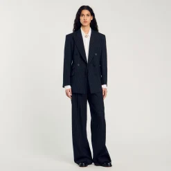 Veste De Costume à Rayures