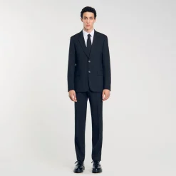 Veste De Costume à Rayures