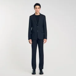 Veste De Costume à Rayures