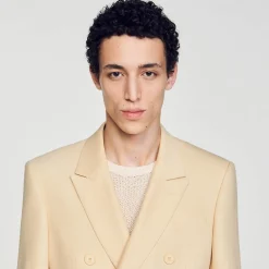 Veste De Costume Croisée