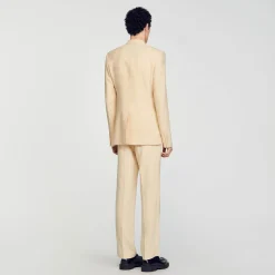 Veste De Costume Croisée