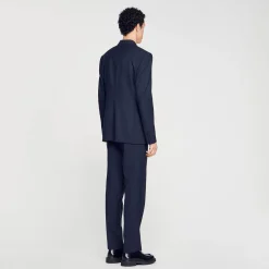 Veste De Costume Croisée
