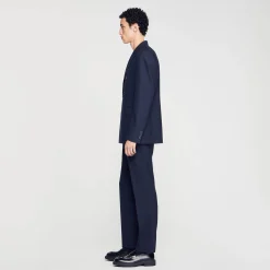 Veste De Costume Croisée