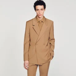 Veste De Costume Croisée