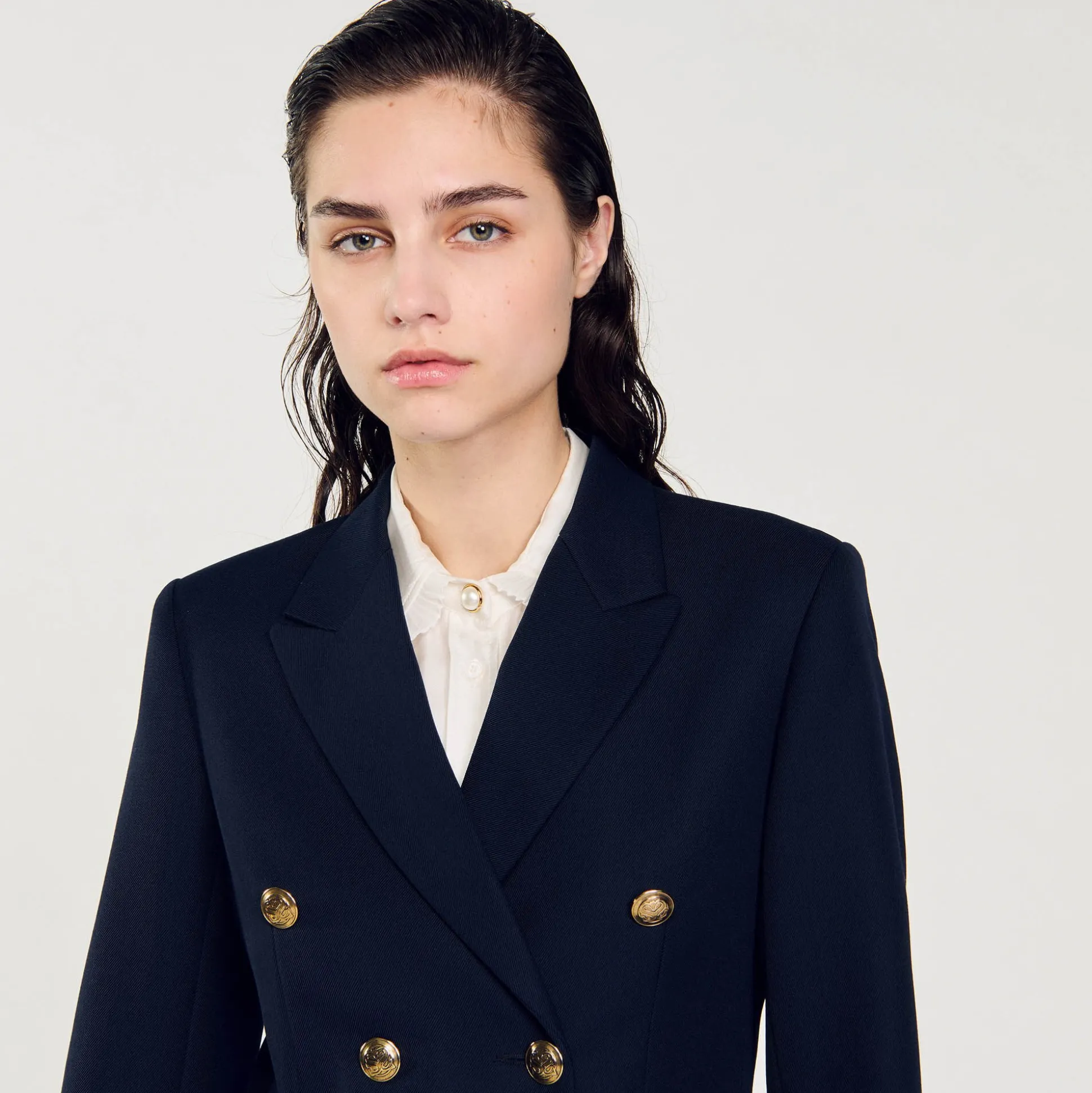 Veste De Costume Double Boutonnage