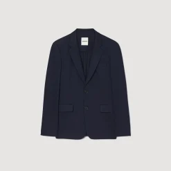 Veste De Costume En Jersey