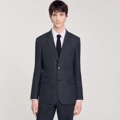 Veste De Costume En Laine