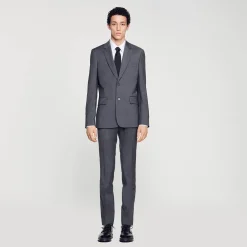 Veste De Costume En Laine