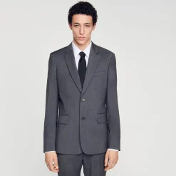 Veste De Costume En Laine