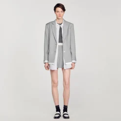 Veste De Costume Finitions Satinées