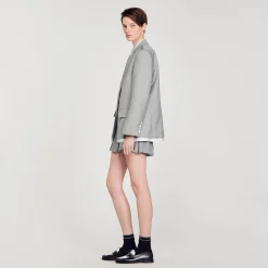 Veste De Costume Finitions Satinées