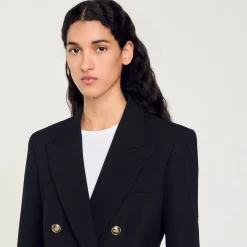 Veste De Tailleur à Boutonnage Croisé