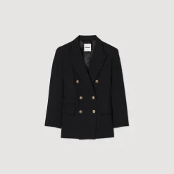 Veste De Tailleur à Boutonnage Croisé